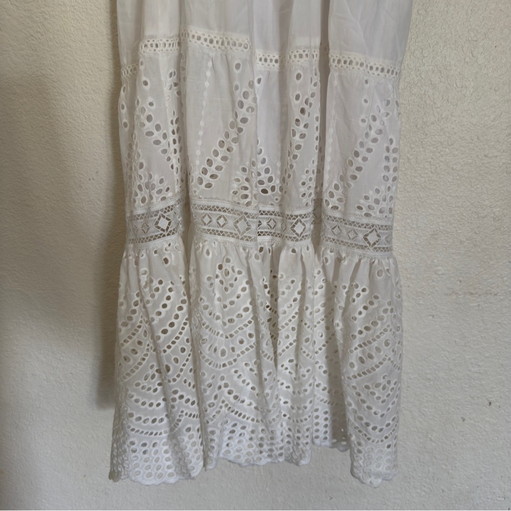 NWT Misa Los Angeles Eyelet Embroidered Allegra  Dress. - Picture 12 of 13